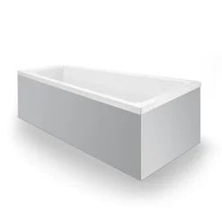 Duravit No.1 Trapezoidal Bath + Support Feet (Left Hand)