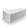 Duravit No.1 Trapezoidal Bath + Support Feet (Right Hand) -Croydex shop 700509000000000 d2