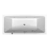 Duravit No.1 Whirltub 1800 X 800mm Double Ended Bath With Frame + Waste -Croydex shop 760492000jp1000 l