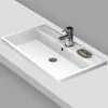 Nuie Tribute Square Inset Basin - 800 X 450mm 2 Nuie Tribute Square Inset Basin - 800 X 450mm -Croydex shop 800mmtributesquarebasin1thl