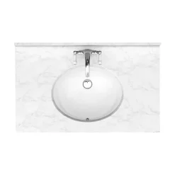 Trafalgar Insert Basin With Marble Effect Worktop (810 X 500mm - 1 Tap Hole)