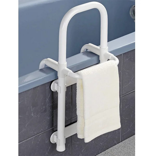 WENKO Secura Bath Safety Rail - 120Kg Adjustable - White 3 WENKO Secura Bath Safety Rail - 120Kg Adjustable - White