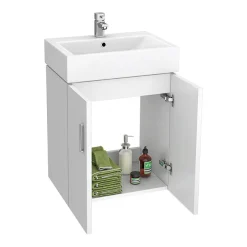 Victorian Plumbing 860 X 860mm Pacific Single Entry Quadrant & En-Suite Set