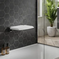 HiB White Shower Seat 7 HiB White Shower Seat -Croydex shop acsswhi01d1