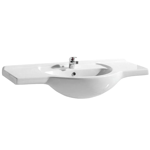 Alaska 1050mm Large Semi Recessed Basin 3 Alaska 1050mm Large Semi Recessed Basin
