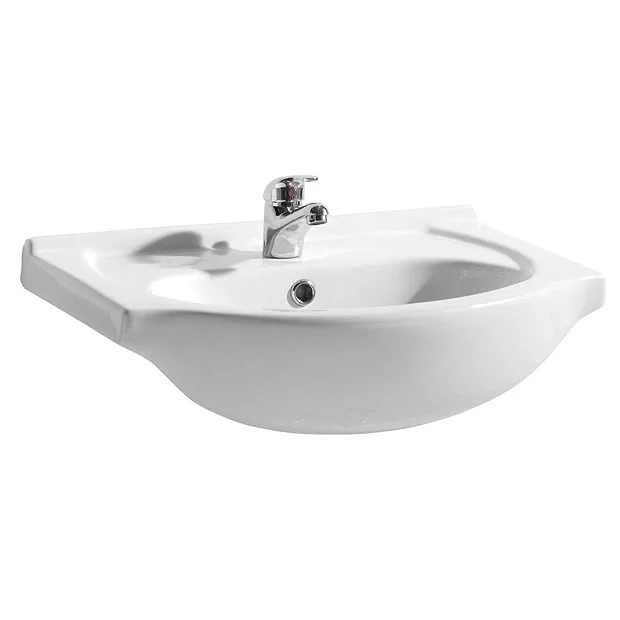 Alaska 550mm Semi Recessed Basin 3 Alaska 550mm Semi Recessed Basin