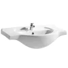 Alaska 750mm Semi Recessed Basin 2 Alaska 750mm Semi Recessed Basin -Croydex shop alaska750mmsemirecessedbasinl