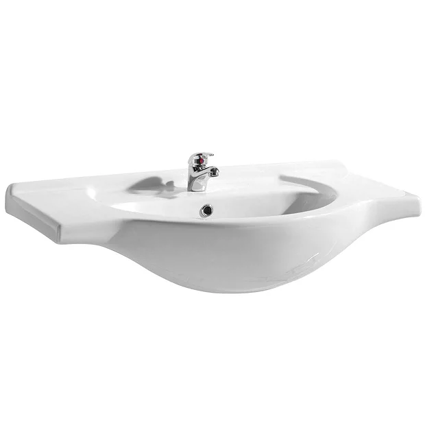 Alaska 850mm Semi Recessed Basin 3 Alaska 850mm Semi Recessed Basin