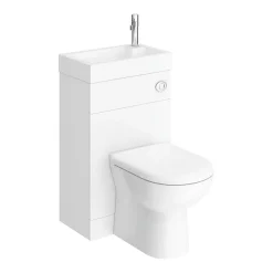 Alaska Combined Two-In-One Wash Basin & Toilet (500mm Wide X 300mm) 11 Alaska Combined Two-In-One Wash Basin & Toilet (500mm Wide X 300mm) -Croydex shop alcombwc d4