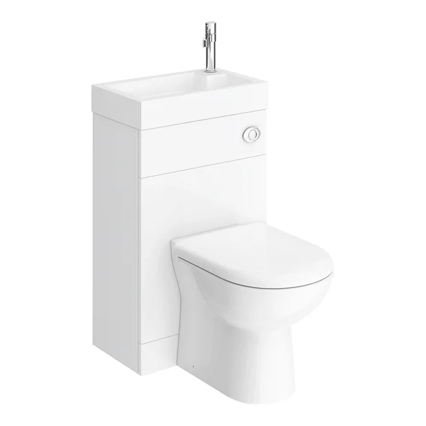 Alaska Combined Two-In-One Wash Basin & Toilet (500mm Wide X 300mm) 6 Alaska Combined Two-In-One Wash Basin & Toilet (500mm Wide X 300mm) - Image 4