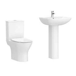 Victorian Plumbing Alps 4-Piece Modern Bathroom Suite