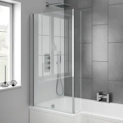 Victorian Plumbing Alps Modern Shower Bath Suite