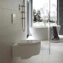 Tissino Angelo Wall Hung Pan + Soft Close Seat 9 Tissino Angelo Wall Hung Pan + Soft Close Seat -Croydex shop angwc5 d2