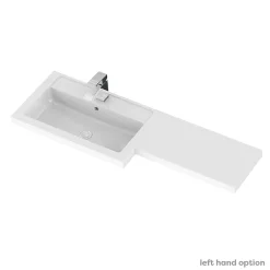 Victorian Plumbing Apollo2 1100mm Gloss Grey Combination Furniture Pack (Excludes Pan + Cistern) -Croydex shop ap1100g detail1