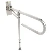 Croydex Stainless Steel Fold Away Rail & Drop Down Leg