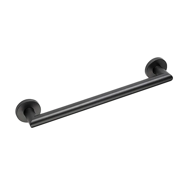 Croydex 600mm Matt Black Grab Bar 4 Croydex 600mm Matt Black Grab Bar - Image 2