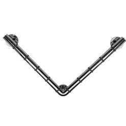 Croydex Grab N Grip L-Shaped 480mm Rail Grab Bar - Chrome 10 Croydex Grab N Grip L-Shaped 480mm Rail Grab Bar - Chrome -Croydex shop ap531041ai1