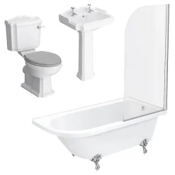 Victorian Plumbing Appleby RH Traditional Bathroom Suite 12 Victorian Plumbing Appleby RH Traditional Bathroom Suite -Croydex shop applebyrhtraditionalbathroomsuitedetail4