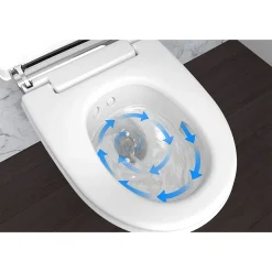 Geberit AquaClean Alpine White Mera Comfort Rimless Wall Hung Shower WC -Croydex shop aquacleanmerawhited1 1