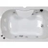 AquaLusso - Alto W1 - 1350 X 800mm Steam And Whirlpool Bath - Polar White 2 AquaLusso - Alto W1 - 1350 X 800mm Steam And Whirlpool Bath - Polar White -Croydex shop aqualussoaltow11350x800mmsteamandwhirlpoolbathpolarwhited6