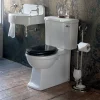Arcade Bathroom Arcade Full Back To Wall Close Coupled Traditional Toilet - Lever Flush