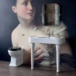 Arcade Bathroom Arcade 900mm Basin And Ceramic Console Legs -Croydex shop arc900cl d3