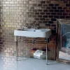 Arcade Bathroom Arcade 900mm Basin And Stand With Glass Shelf -Croydex shop arc900st d2