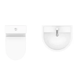 Arezzo 4-Piece Modern Bathroom Suite 12 Arezzo 4-Piece Modern Bathroom Suite -Croydex shop arz4pc n d3