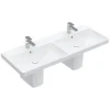 Villeroy & Boch Villeroy And Boch Avento 1200 X 470mm Double Basin + Semi Pedestals 1 Villeroy & Boch Villeroy And Boch Avento 1200 X 470mm Double Basin + Semi Pedestals -Croydex shop av12dbsp l
