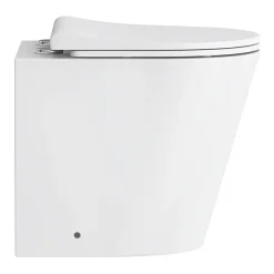 Arezzo Back To Wall Toilet + Slim Soft Close Seat 9 Arezzo Back To Wall Toilet + Slim Soft Close Seat -Croydex shop az009sl detail01
