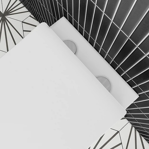 Arezzo Back To Wall Toilet + Slim Soft Close Seat 3 Arezzo Back To Wall Toilet + Slim Soft Close Seat