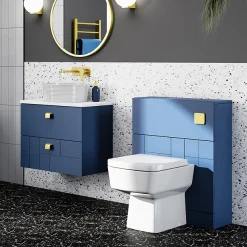 Arezzo Ribbed Round Counter Top Basin - 358mm Diameter -Croydex shop az103 d4