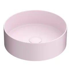 Arezzo 352mm Matt Pink Round Counter Top Basin -Croydex shop az110amp d1
