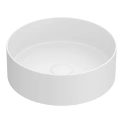 Arezzo 352mm Matt White Round Counter Top Basin -Croydex shop az110amw d1