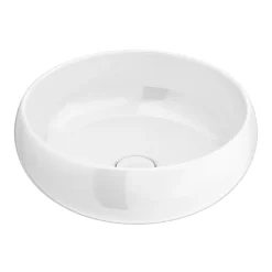 Arezzo Round Counter Top Basin (360mm Diameter - Gloss White)