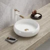 Arezzo Round Counter Top Basin (420mm Diameter - Gloss White) -Croydex shop az114gw d1