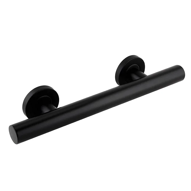 Arezzo 355mm Matt Black Straight Grab Rail 3 Arezzo 355mm Matt Black Straight Grab Rail