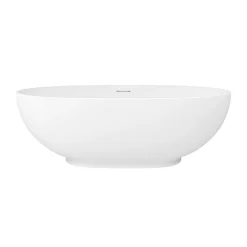 Arezzo 1690 X 800 Matt White Solid Stone Curved Double Ended Bath 12 Arezzo 1690 X 800 Matt White Solid Stone Curved Double Ended Bath -Croydex shop az17sba n d3