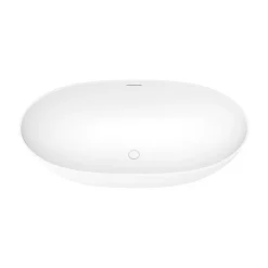 Arezzo 1690 X 800 Matt White Solid Stone Curved Double Ended Bath 13 Arezzo 1690 X 800 Matt White Solid Stone Curved Double Ended Bath -Croydex shop az17sba n d4