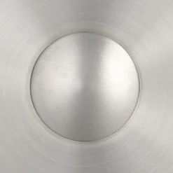 Arezzo Brushed Nickel 360mm Round Stainless Steel Counter Top Basin + Waste -Croydex shop az360bn d1