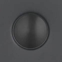 Arezzo Matt Black 360mm Round Stainless Steel Counter Top Basin + Waste -Croydex shop az360mb d1