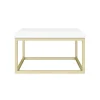 Arezzo 500 Gloss White Stone Resin Worktop With Brushed Brass Wall Mounted Frame 2 Arezzo 500 Gloss White Stone Resin Worktop With Brushed Brass Wall Mounted Frame -Croydex shop az5bbfrmgw d1