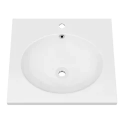 Arezzo 500 Wall Hung Basin With Chrome Towel Rail Frame 10 Arezzo 500 Wall Hung Basin With Chrome Towel Rail Frame -Croydex shop az5chrfrm d2