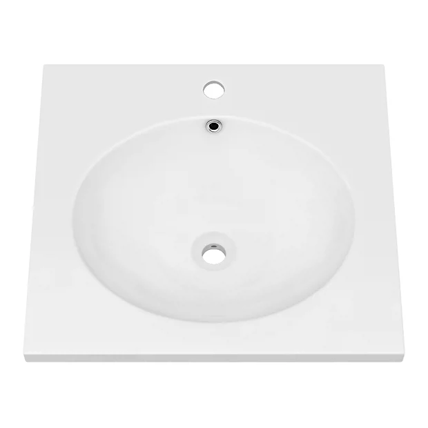 Arezzo 500 Wall Hung Basin With Chrome Towel Rail Frame 5 Arezzo 500 Wall Hung Basin With Chrome Towel Rail Frame - Image 3