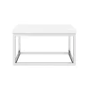 Arezzo 500 Gloss White Stone Resin Worktop With Chrome Wall Mounted Frame -Croydex shop az5chrfrmgw d1