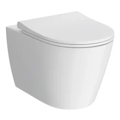 Arezzo Rimless Wall Hung Toilet Incl. Slim Soft Close Seat 10 Arezzo Rimless Wall Hung Toilet Incl. Slim Soft Close Seat -Croydex shop az6727sl d2a