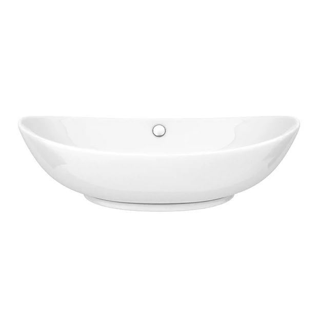 Arezzo Stone Resin Floating Basin Shelf Inc. Oval Basin - 600mm Wide 8 Arezzo Stone Resin Floating Basin Shelf Inc. Oval Basin - 600mm Wide - Image 6