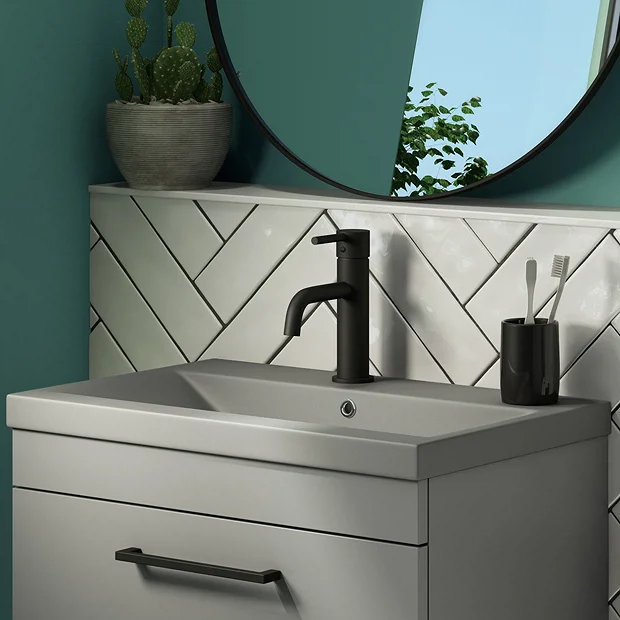 Arezzo 610 X 395mm Matt Grey Rectangular Mid-Edged Inset Basin 5 Arezzo 610 X 395mm Matt Grey Rectangular Mid-Edged Inset Basin - Image 3