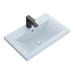 Arezzo 610 X 395mm Matt Blue Rectangular Mid-Edged Inset Basin