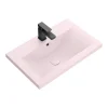 Arezzo 610 X 395mm Matt Pink Rectangular Mid-Edged Inset Basin 1 Arezzo 610 X 395mm Matt Pink Rectangular Mid-Edged Inset Basin -Croydex shop az6rmp d3